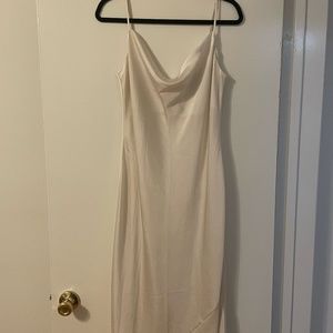 Aritzia Wilfred Only Cowlneck Slip Dress